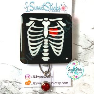 Radiologist Badge Reel - Chest X-Ray